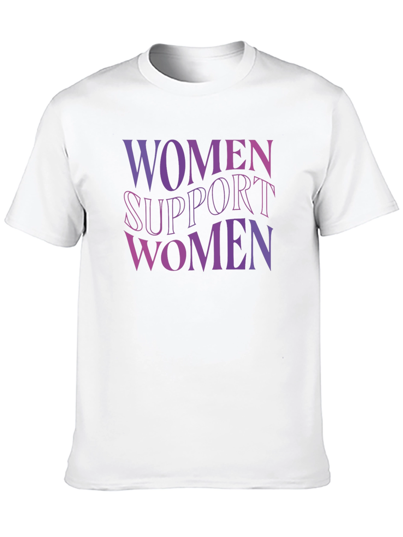 Women Support Women Graphic Tee - Black
