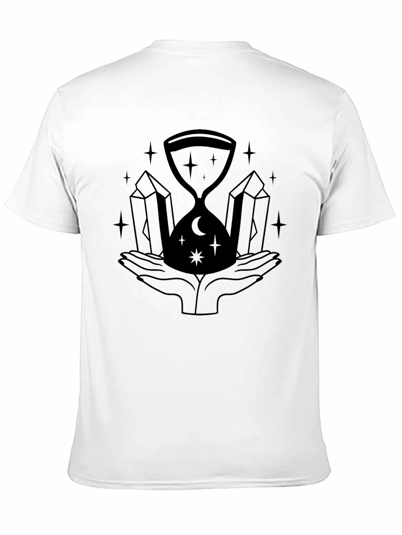 Mystic Hourglass Graphic Black T-Shirt