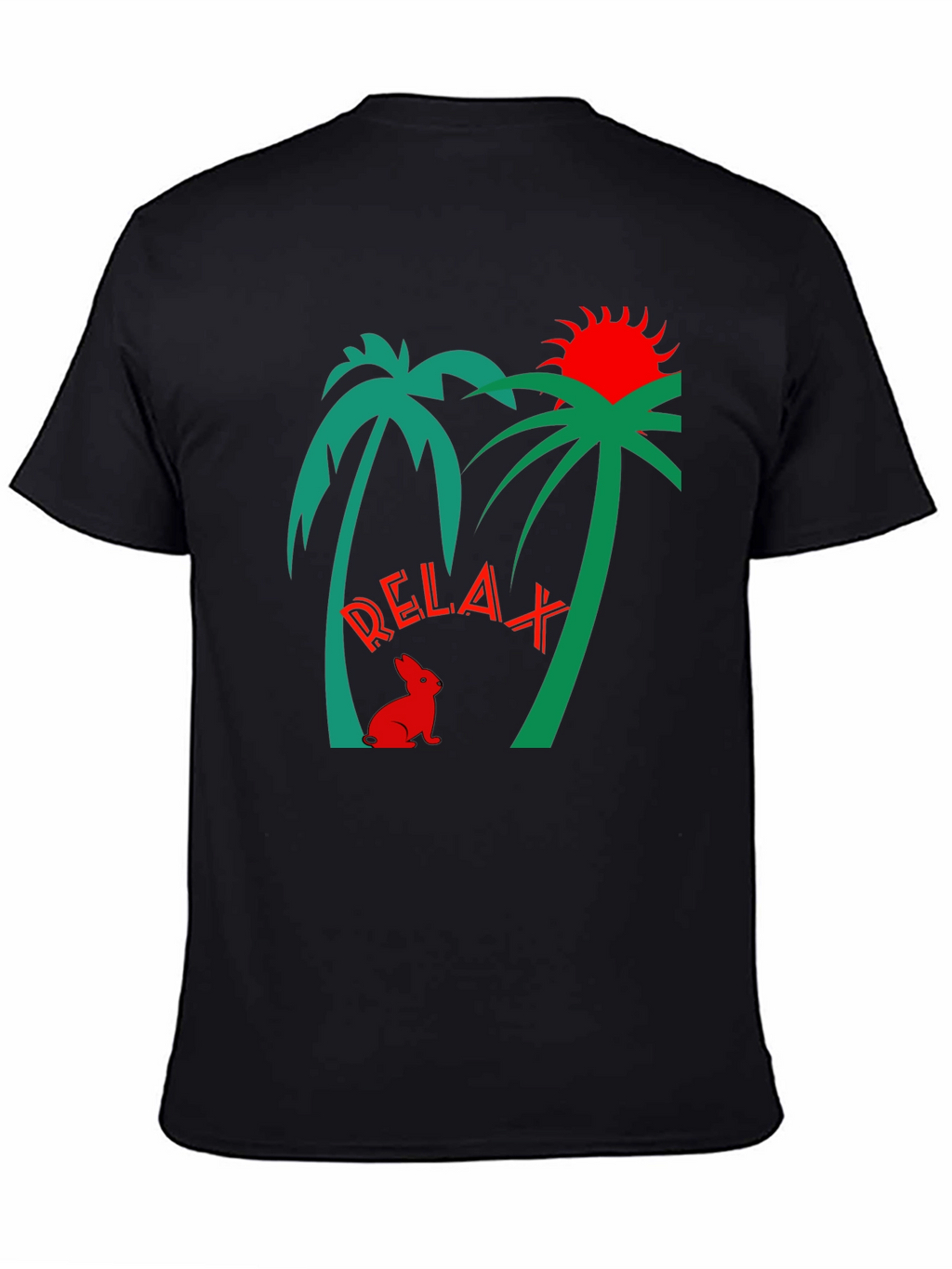 Relax Palm Tree Graphic T-Shirt