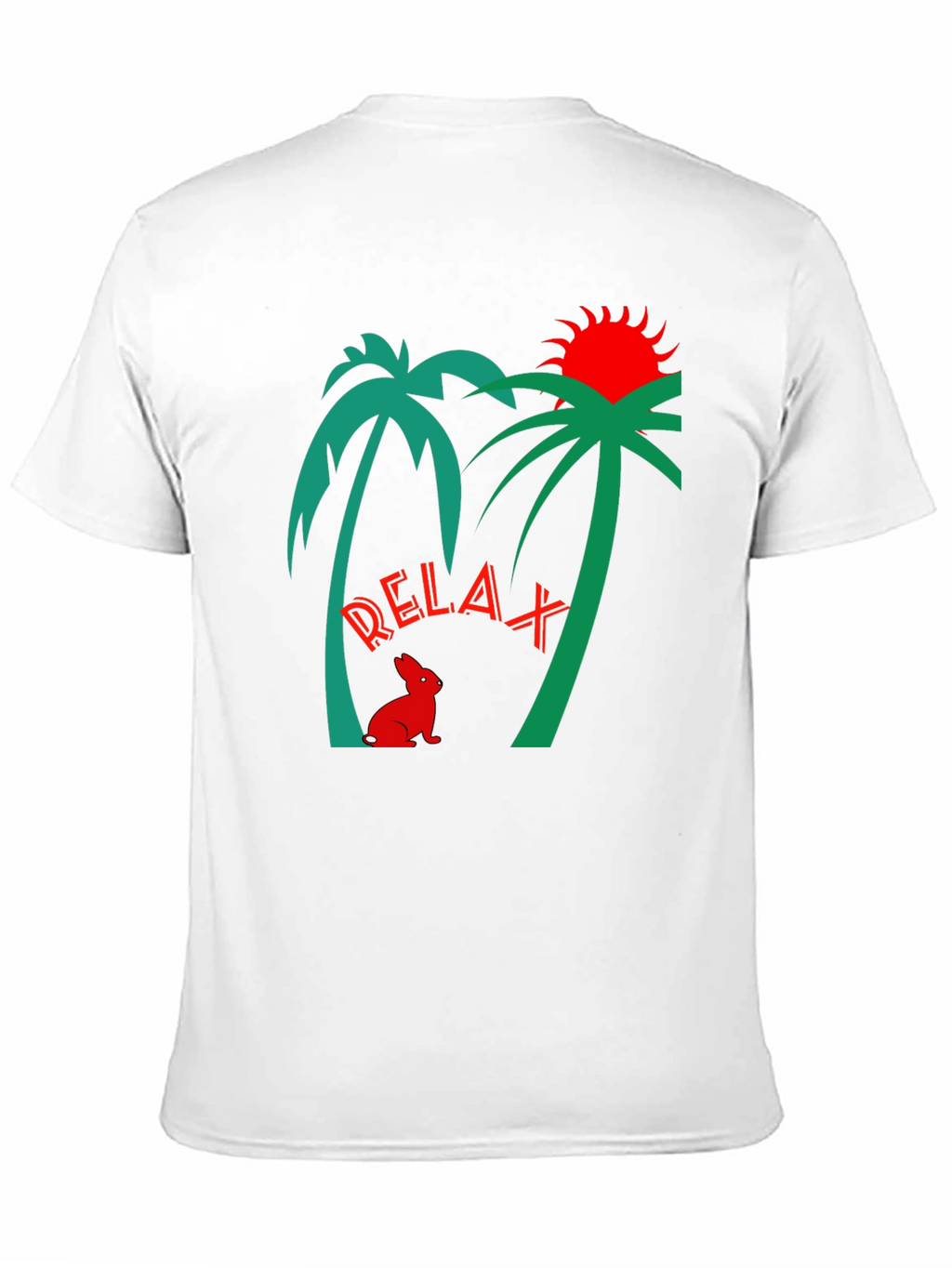 Relax Palm Tree Graphic T-Shirt