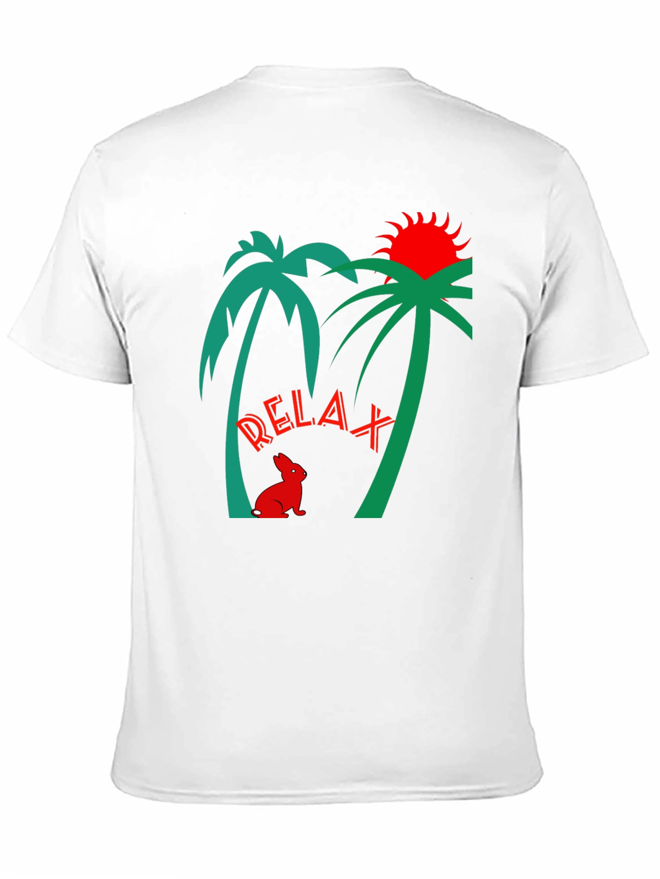 Relax Palm Tree Graphic T-Shirt