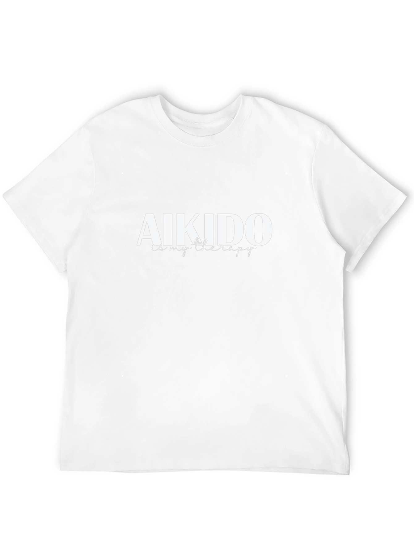 Aikido Therapy T-Shirt - Black Martial Arts Tee