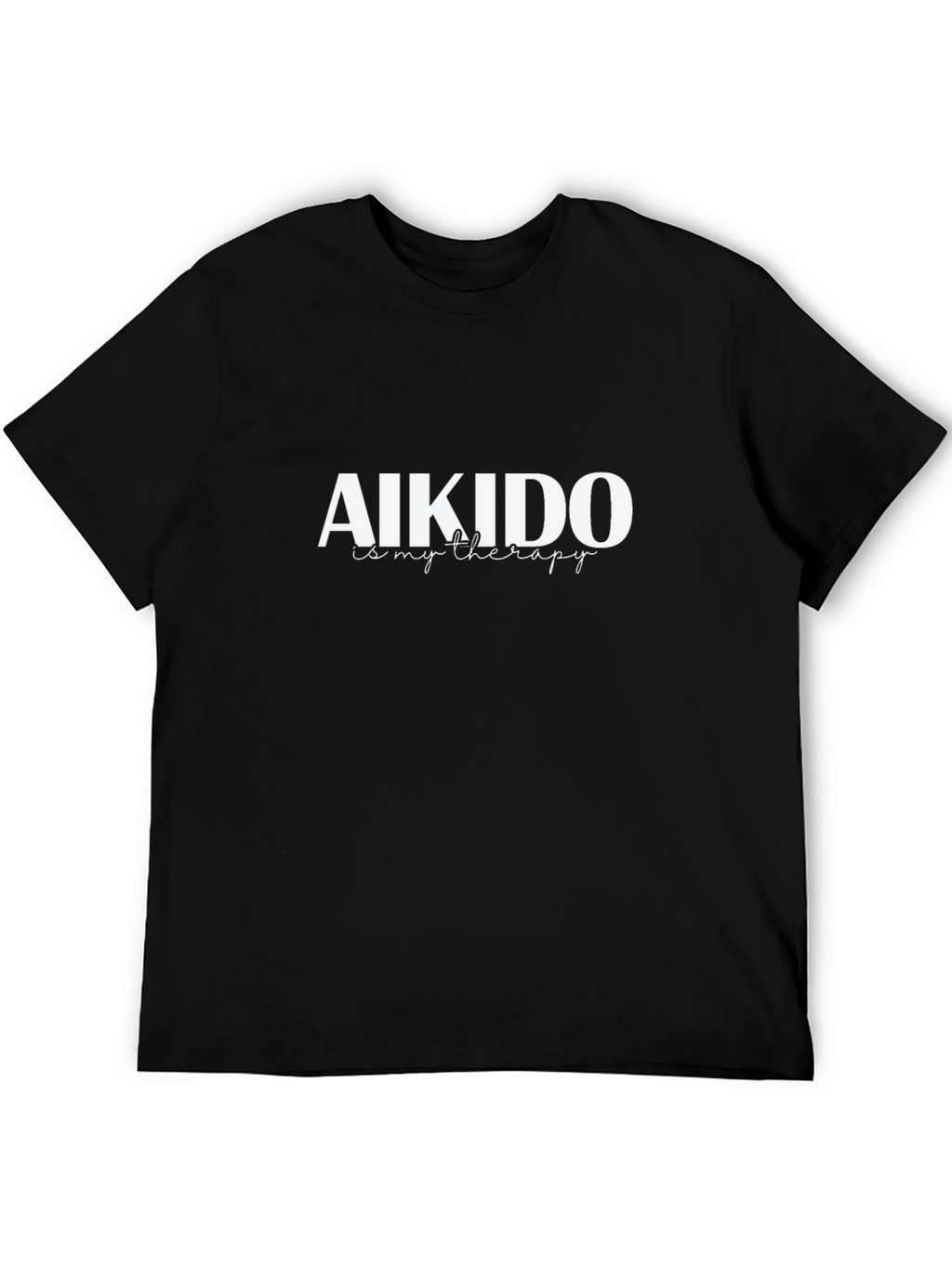 Aikido Therapy T-Shirt - Black Martial Arts Tee
