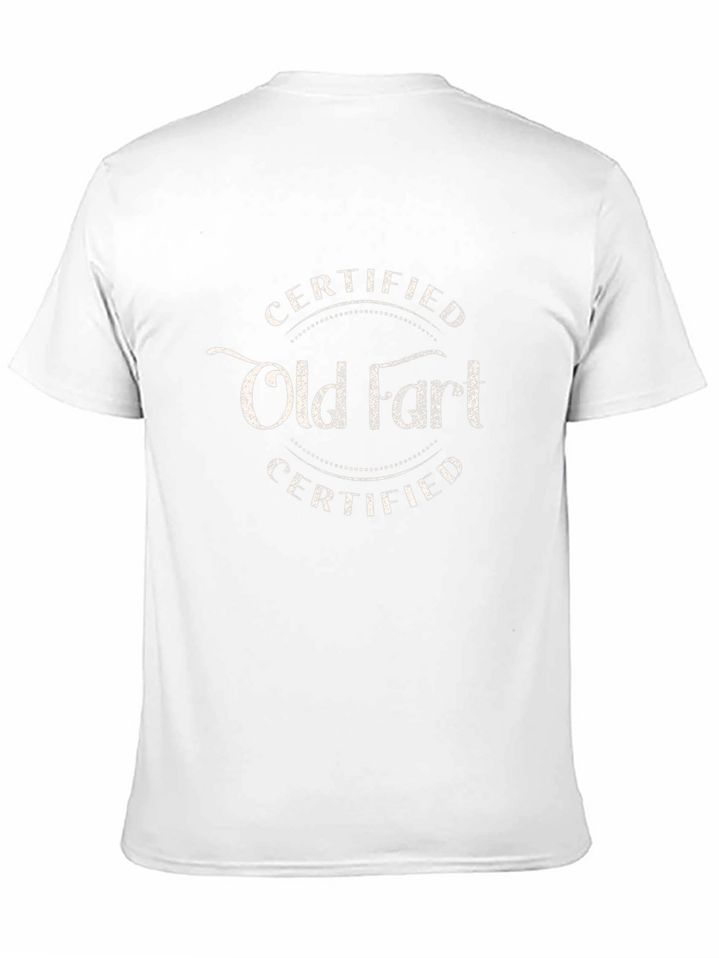 Certified Old Fart T-Shirt Novelty Tee