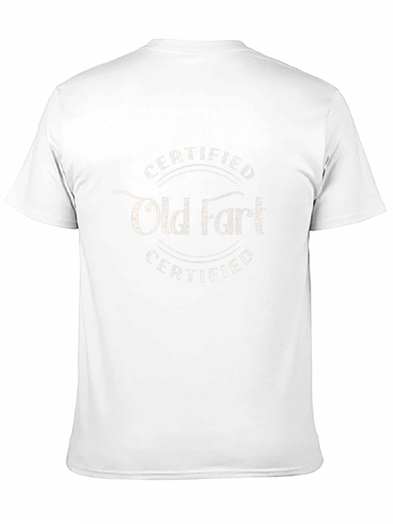 Certified Old Fart T-Shirt Novelty Tee