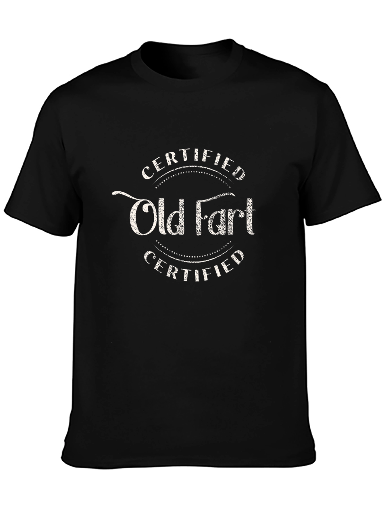 Certified Old Fart T-Shirt Novelty Tee