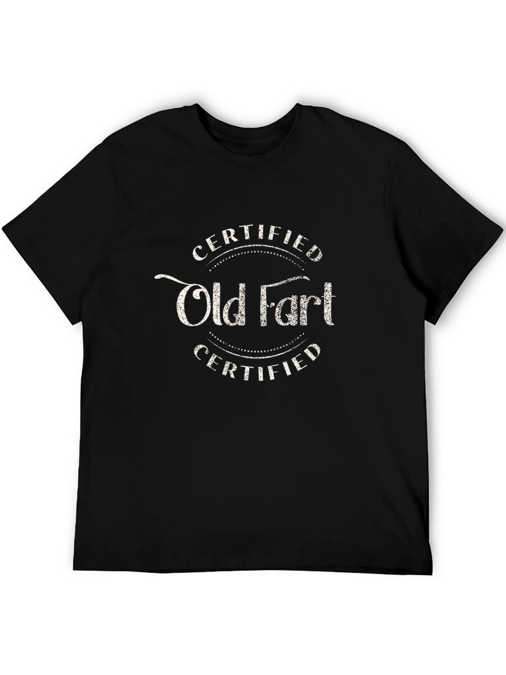 Certified Old Fart T-Shirt Novelty Tee
