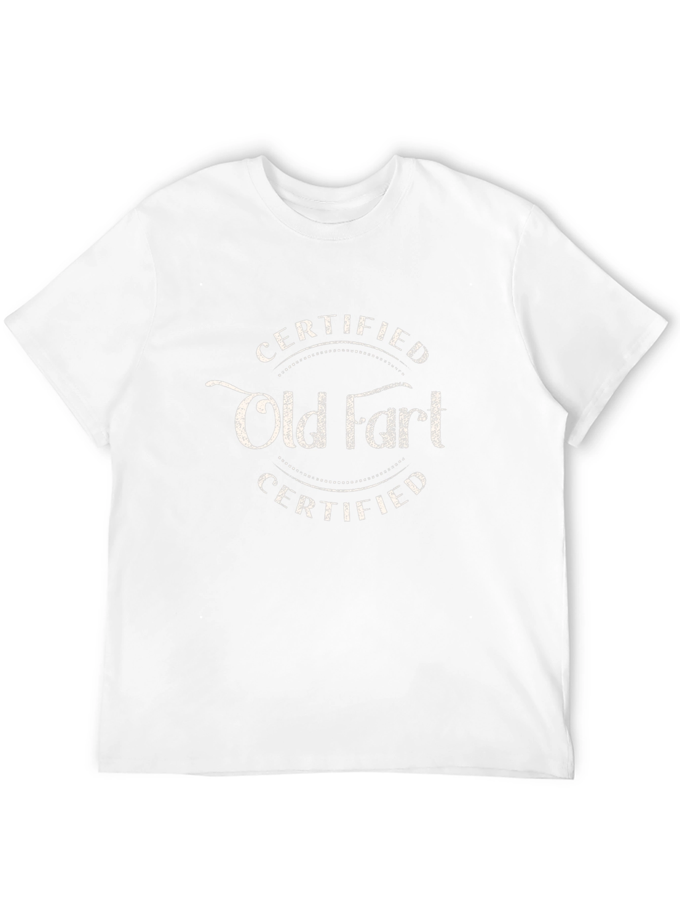 Certified Old Fart T-Shirt Novelty Tee