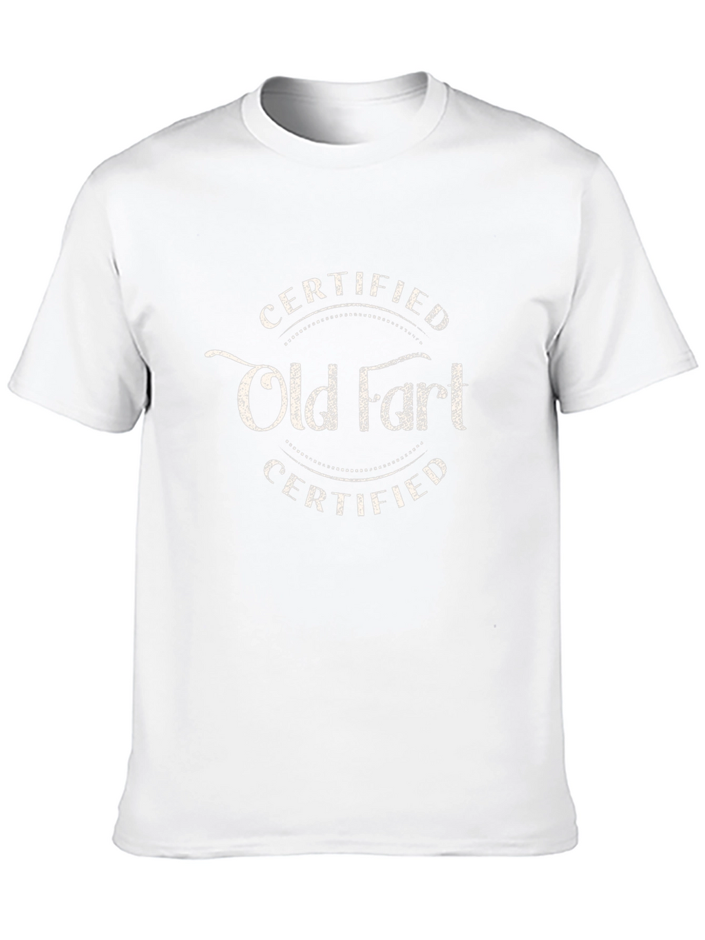 Certified Old Fart T-Shirt Novelty Tee