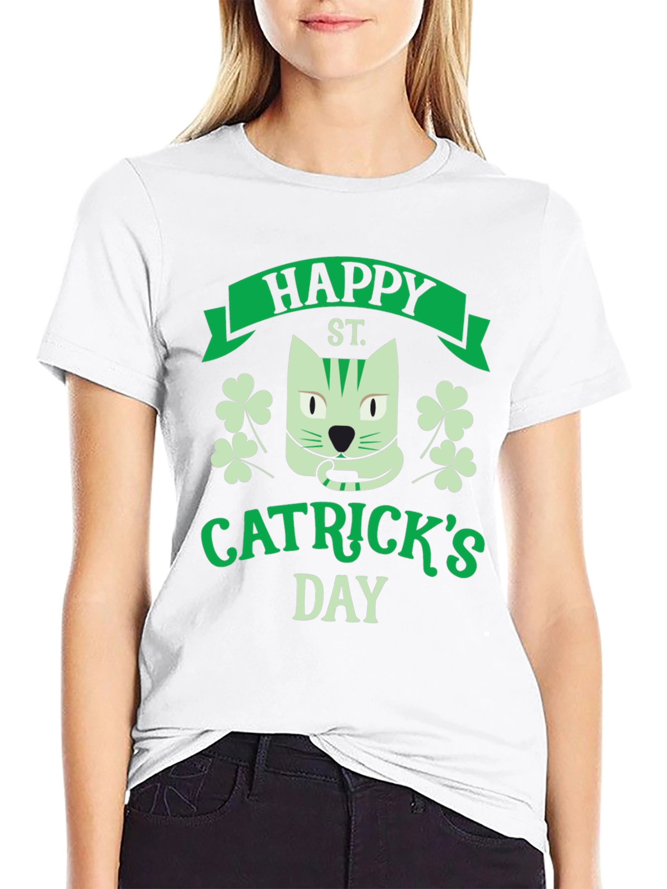 Happy Catricks Day Black T-Shirt