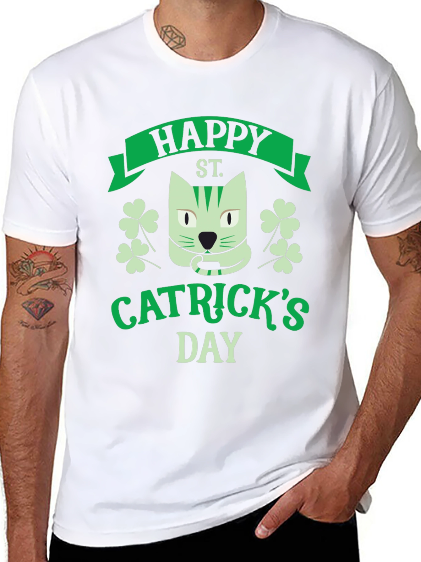 Happy Catricks Day Black T-Shirt
