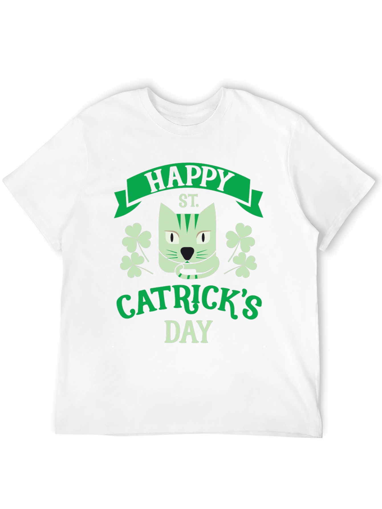 Happy Catricks Day Black T-Shirt