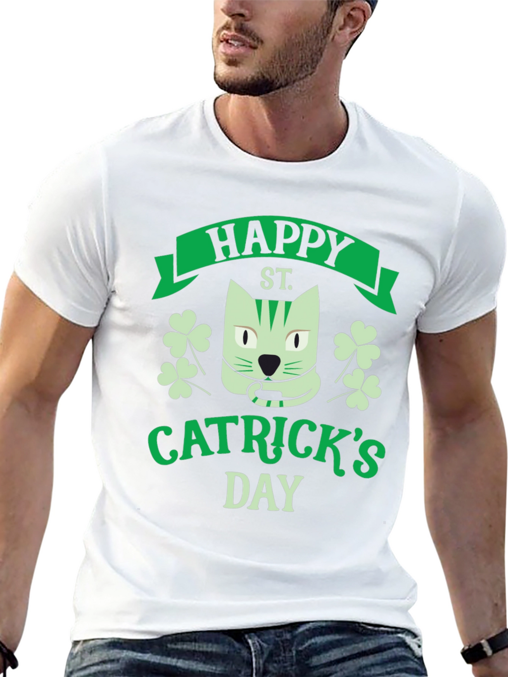 Happy Catricks Day Black T-Shirt