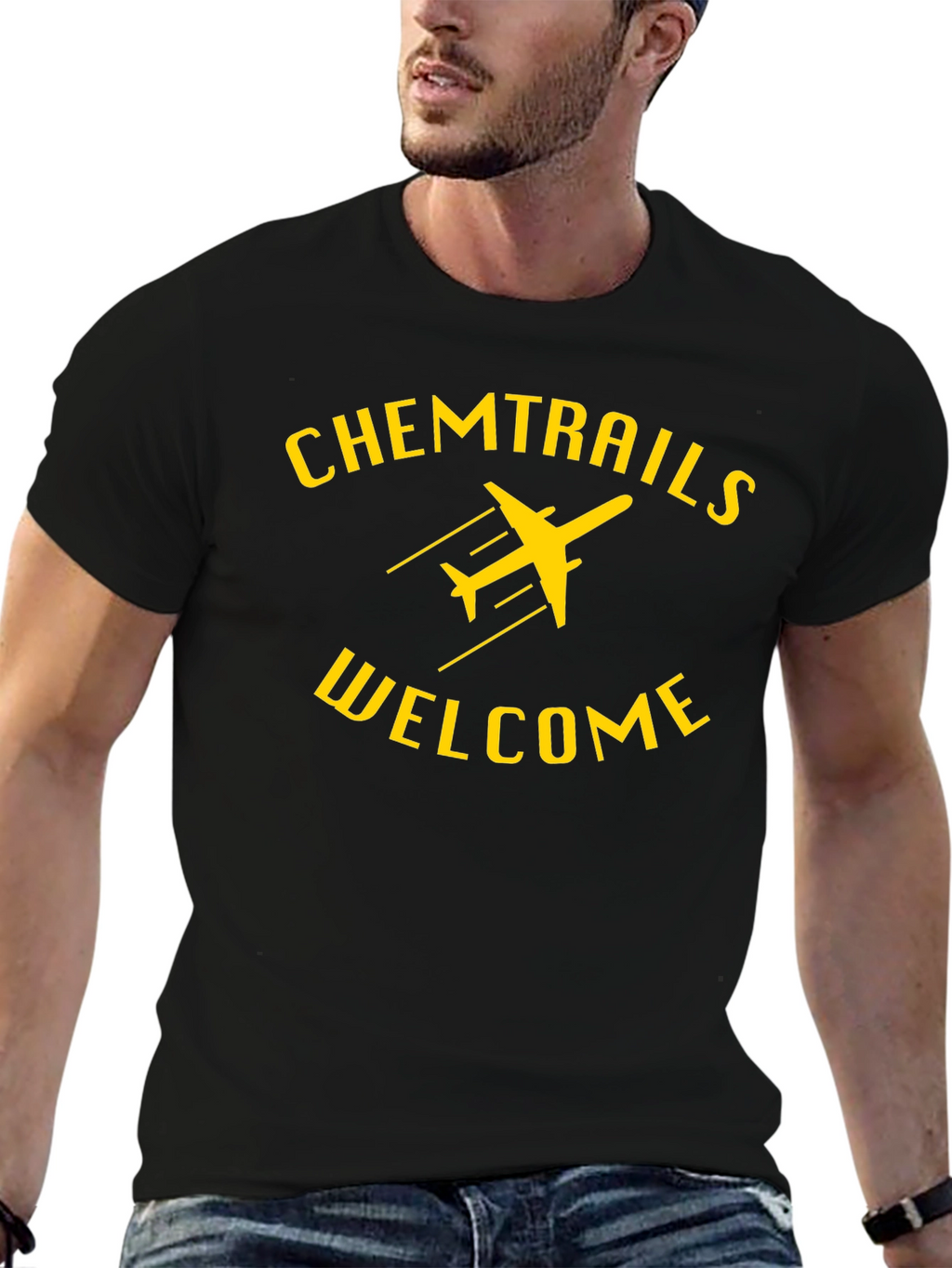 Chemtrails Welcome Graphic T-Shirt