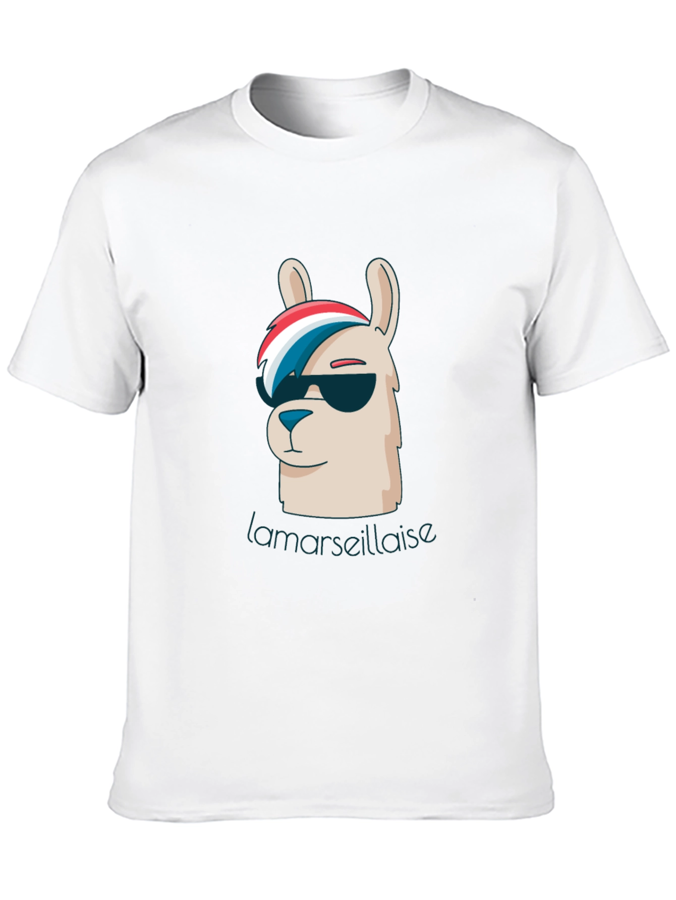 Cool Llama Marseillaise Graphic Tee