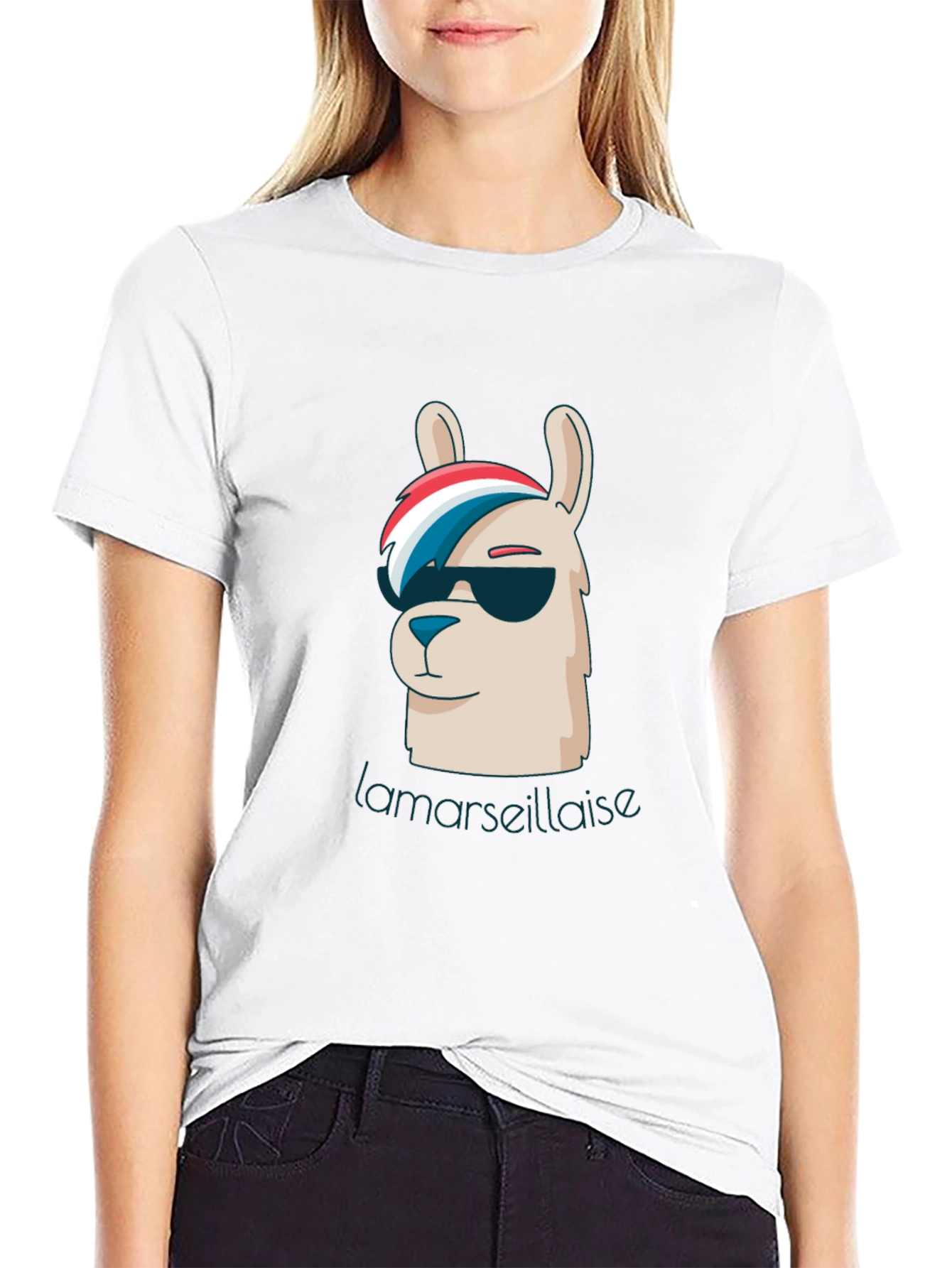 Cool Llama Marseillaise Graphic Tee