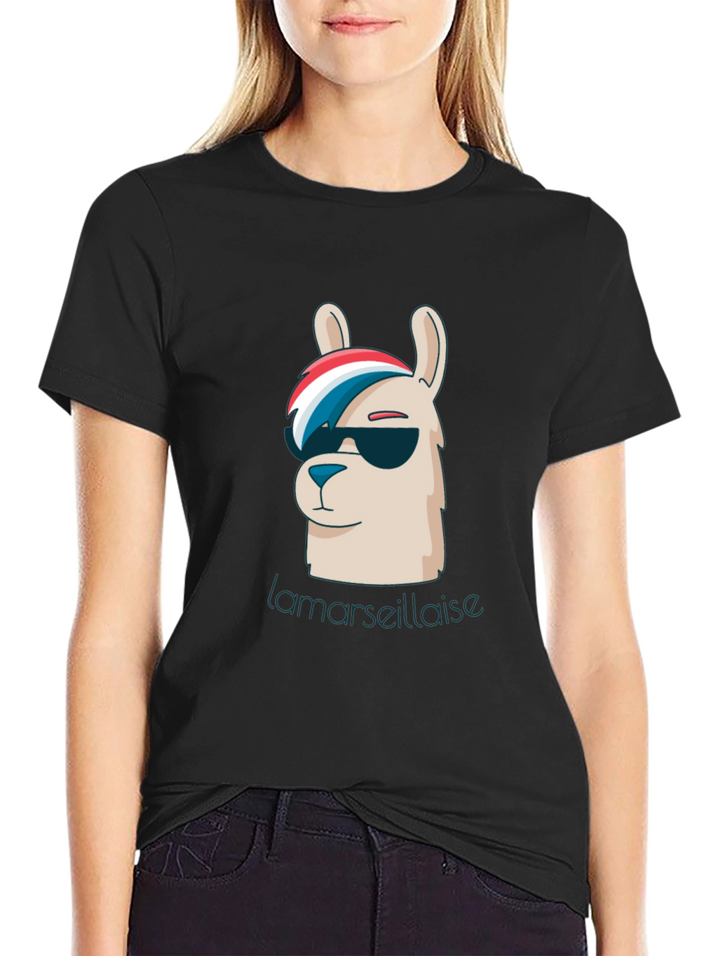 Cool Llama Marseillaise Graphic Tee