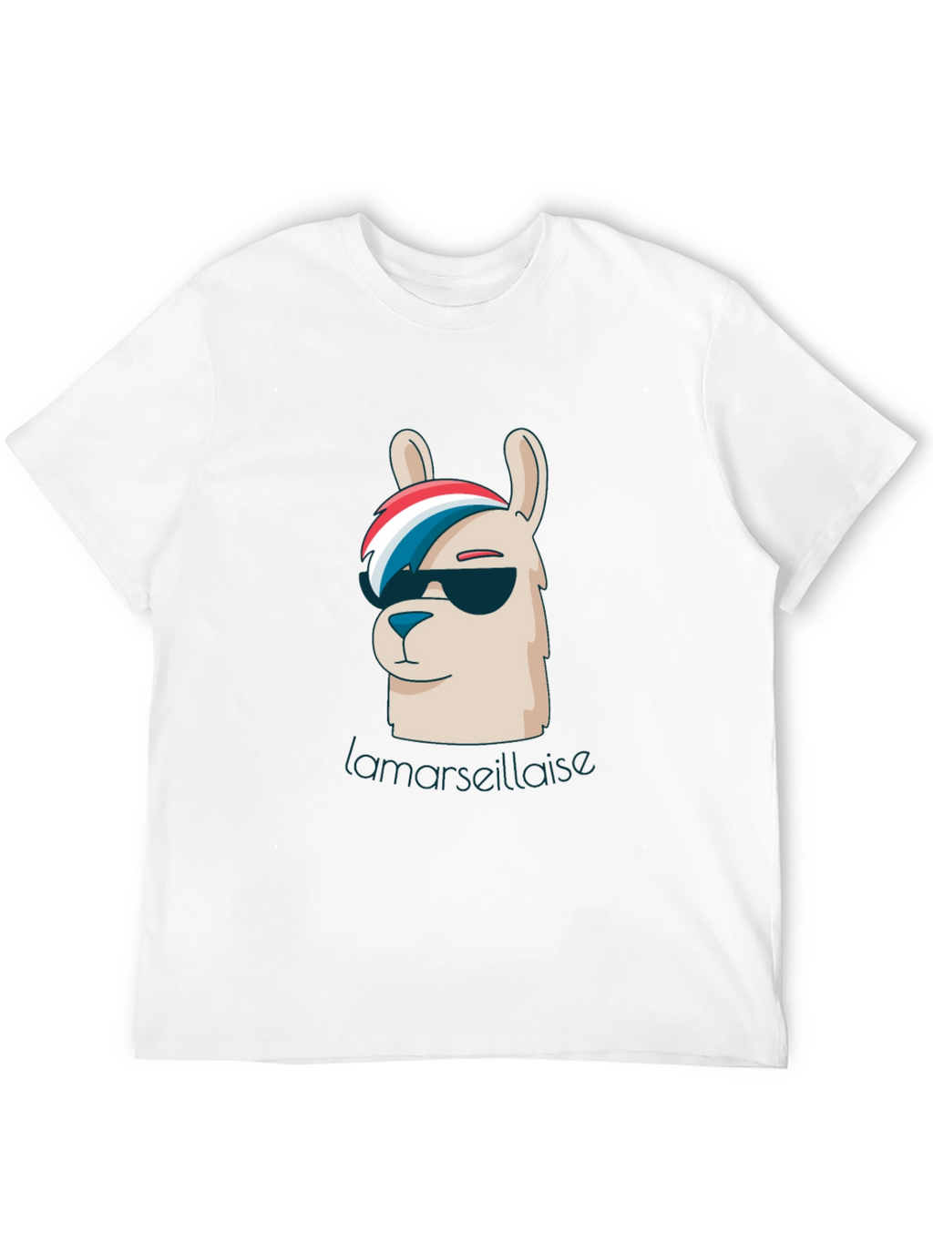 Cool Llama Marseillaise Graphic Tee