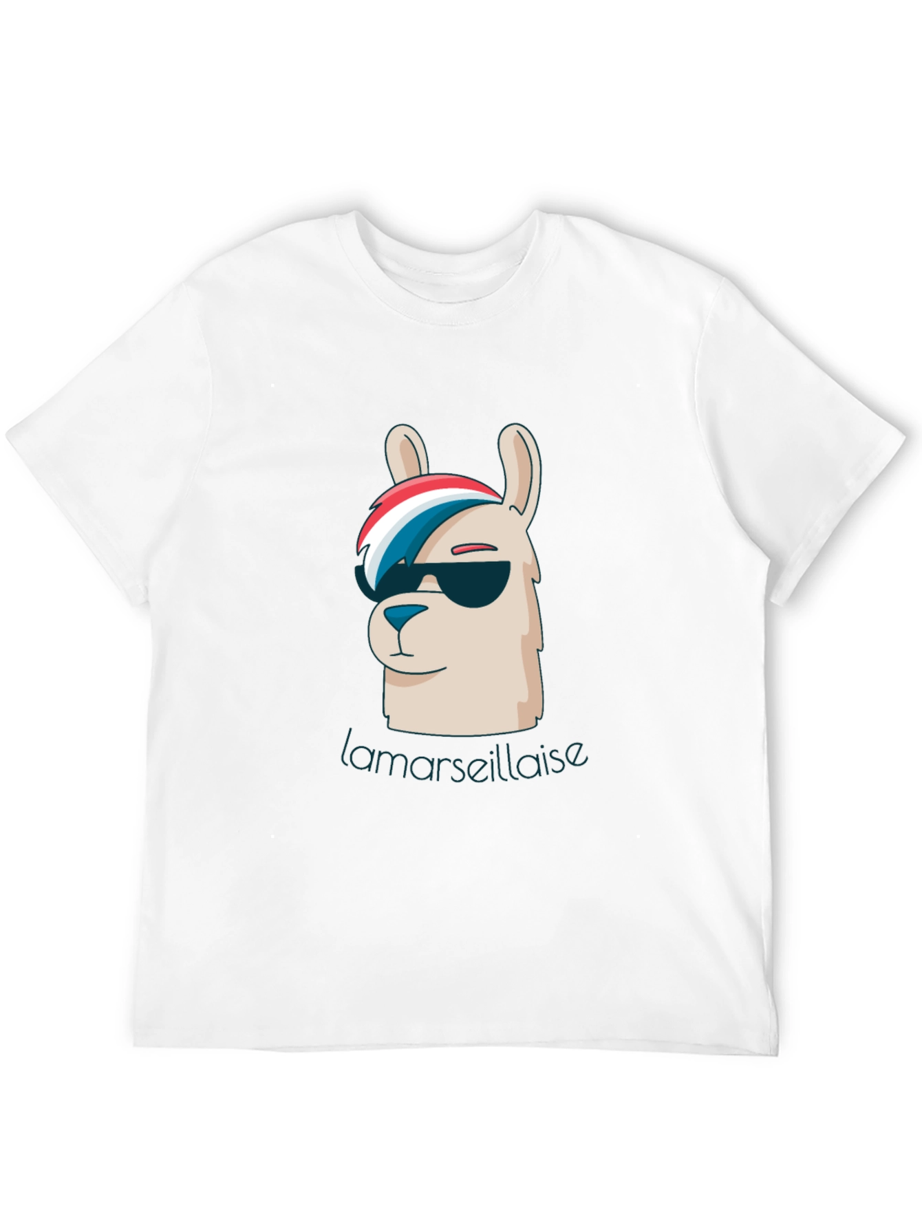 Cool Llama Marseillaise Graphic Tee