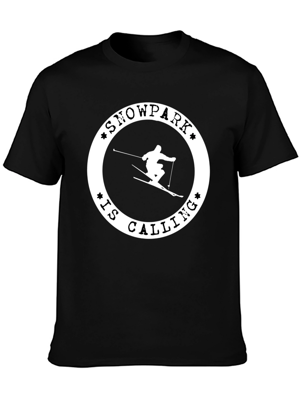 Snowpark is Calling Black T-Shirt
