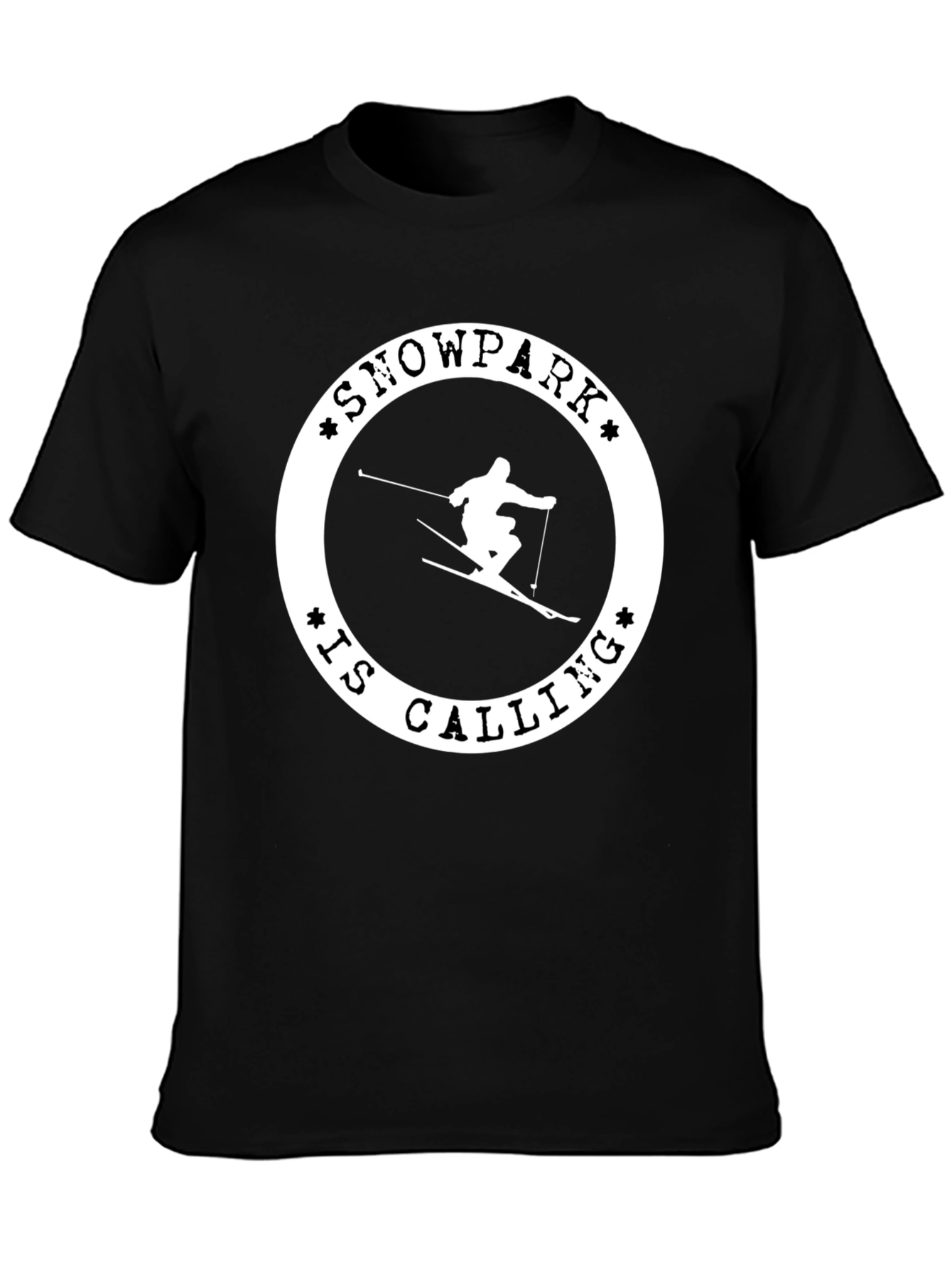 Snowpark is Calling Black T-Shirt