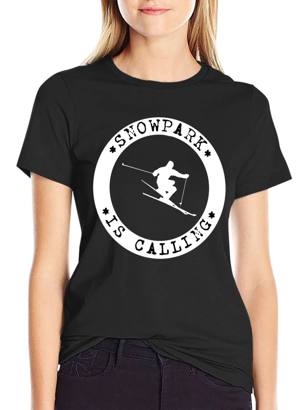 Snowpark is Calling Black T-Shirt