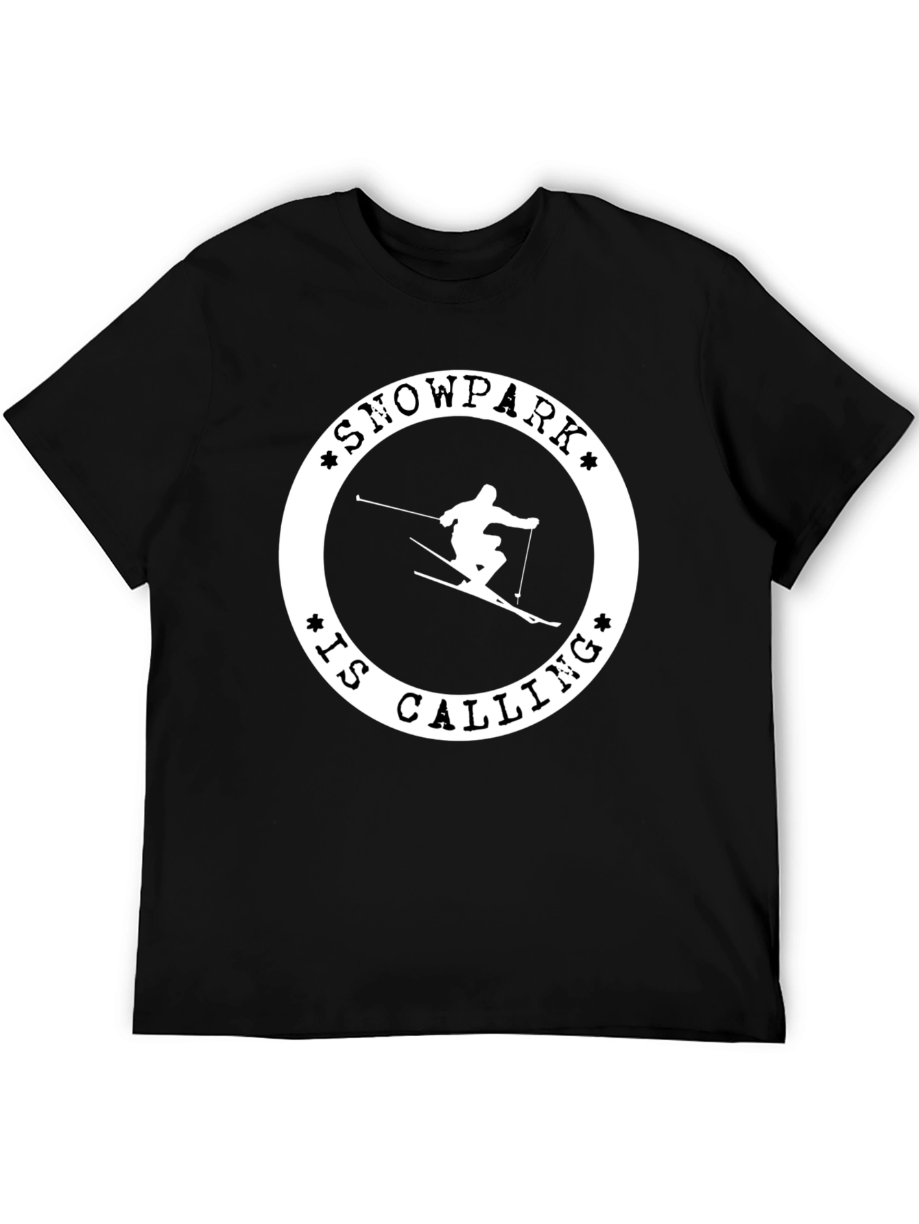 Snowpark is Calling Black T-Shirt