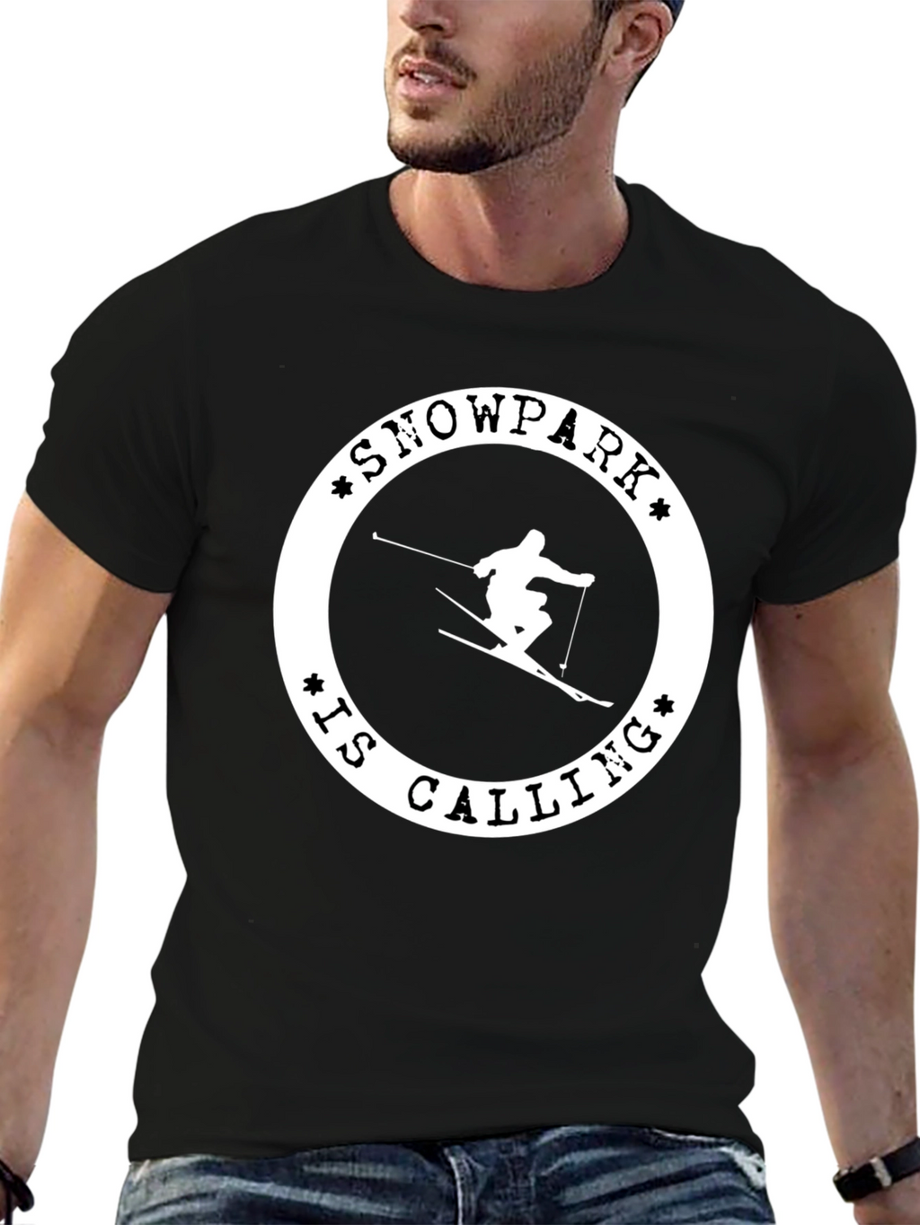 Snowpark is Calling Black T-Shirt