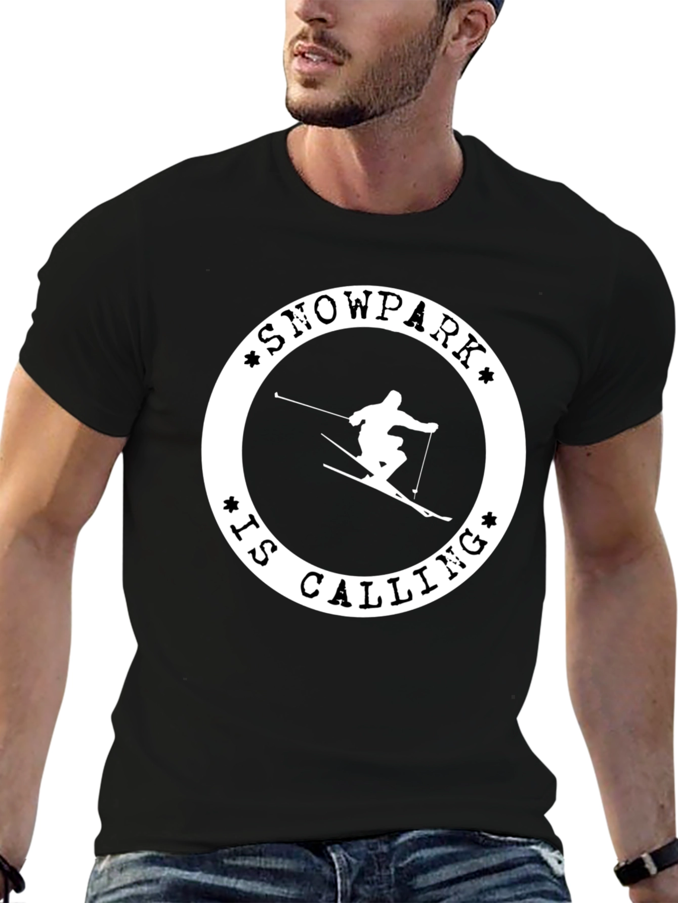 Snowpark is Calling Black T-Shirt