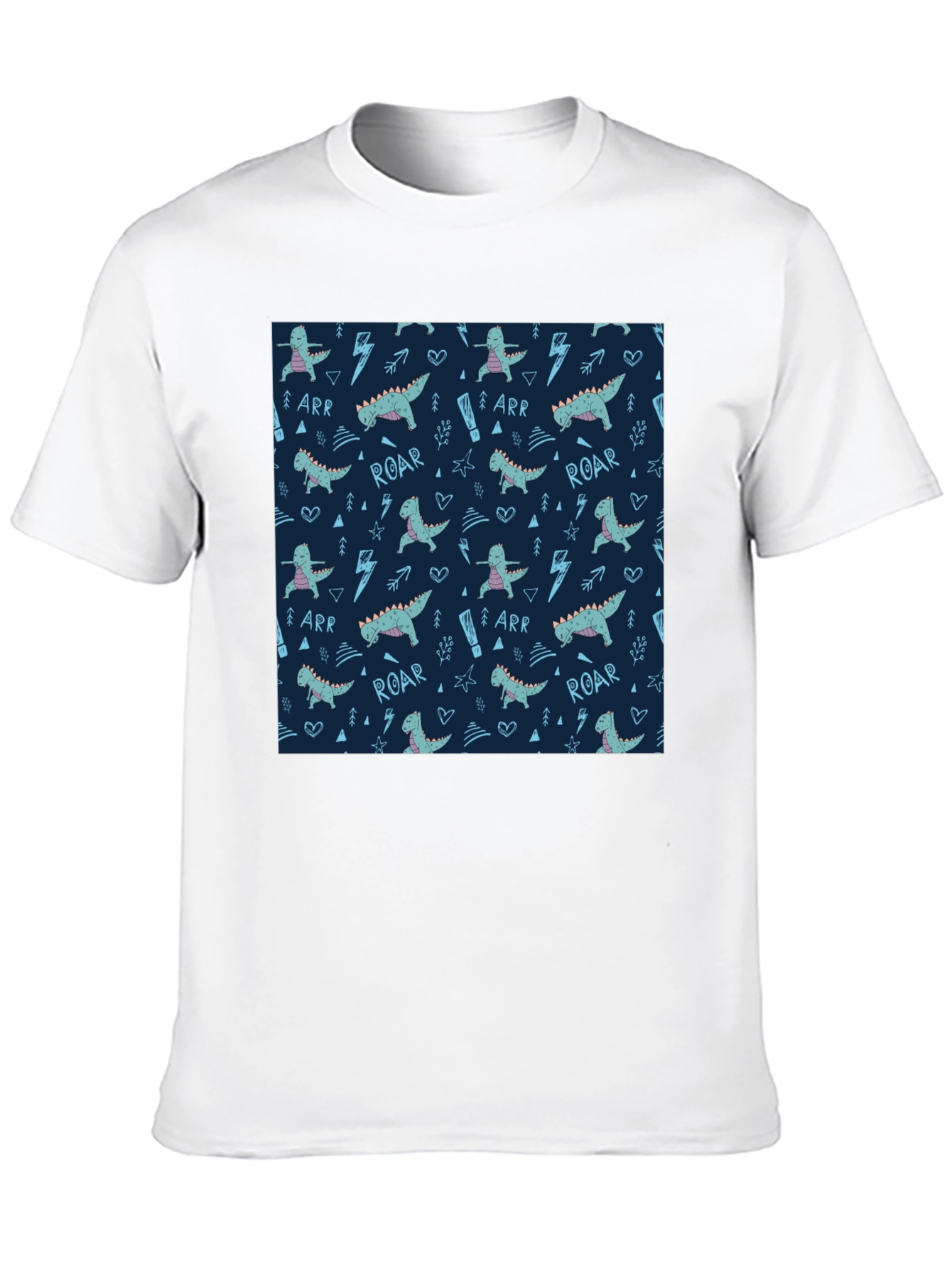 Dinosaur Pattern T-Shirt - Fun & Unique Design