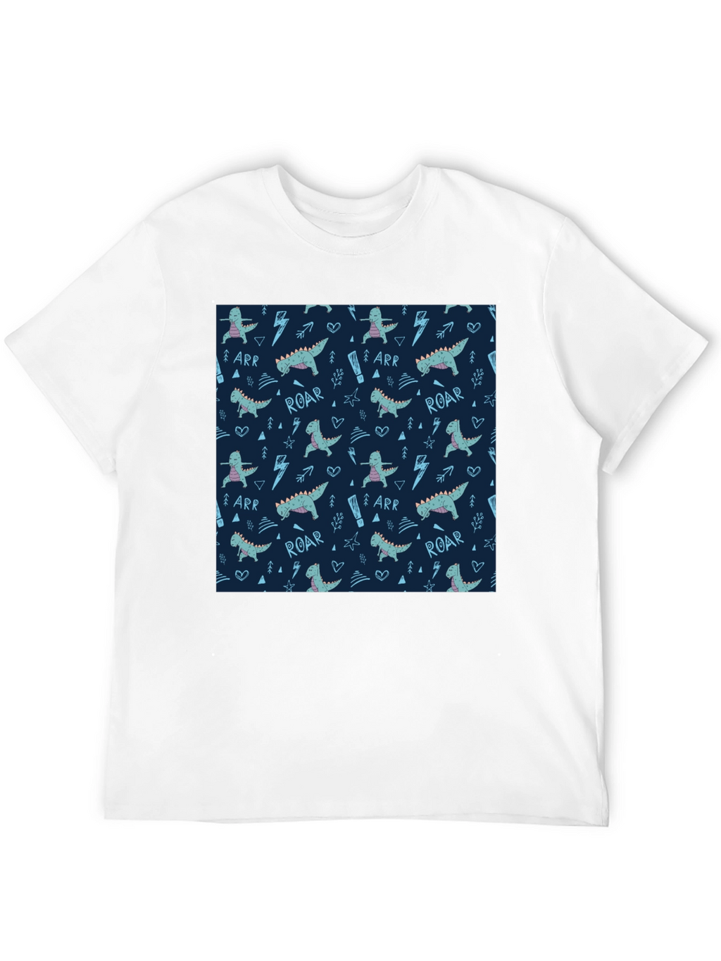 Dinosaur Pattern T-Shirt - Fun & Unique Design