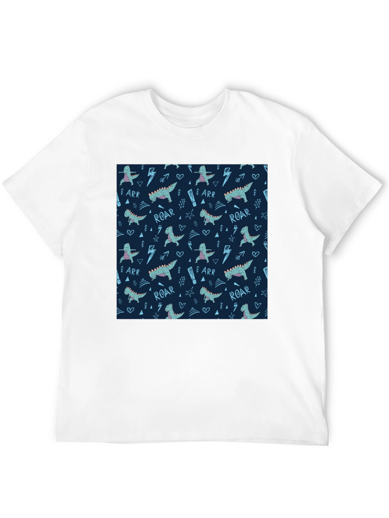 Dinosaur Pattern T-Shirt - Fun & Unique Design
