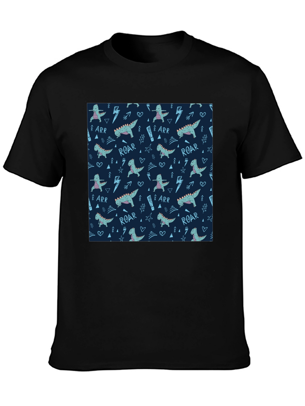 Dinosaur Pattern T-Shirt - Fun & Unique Design