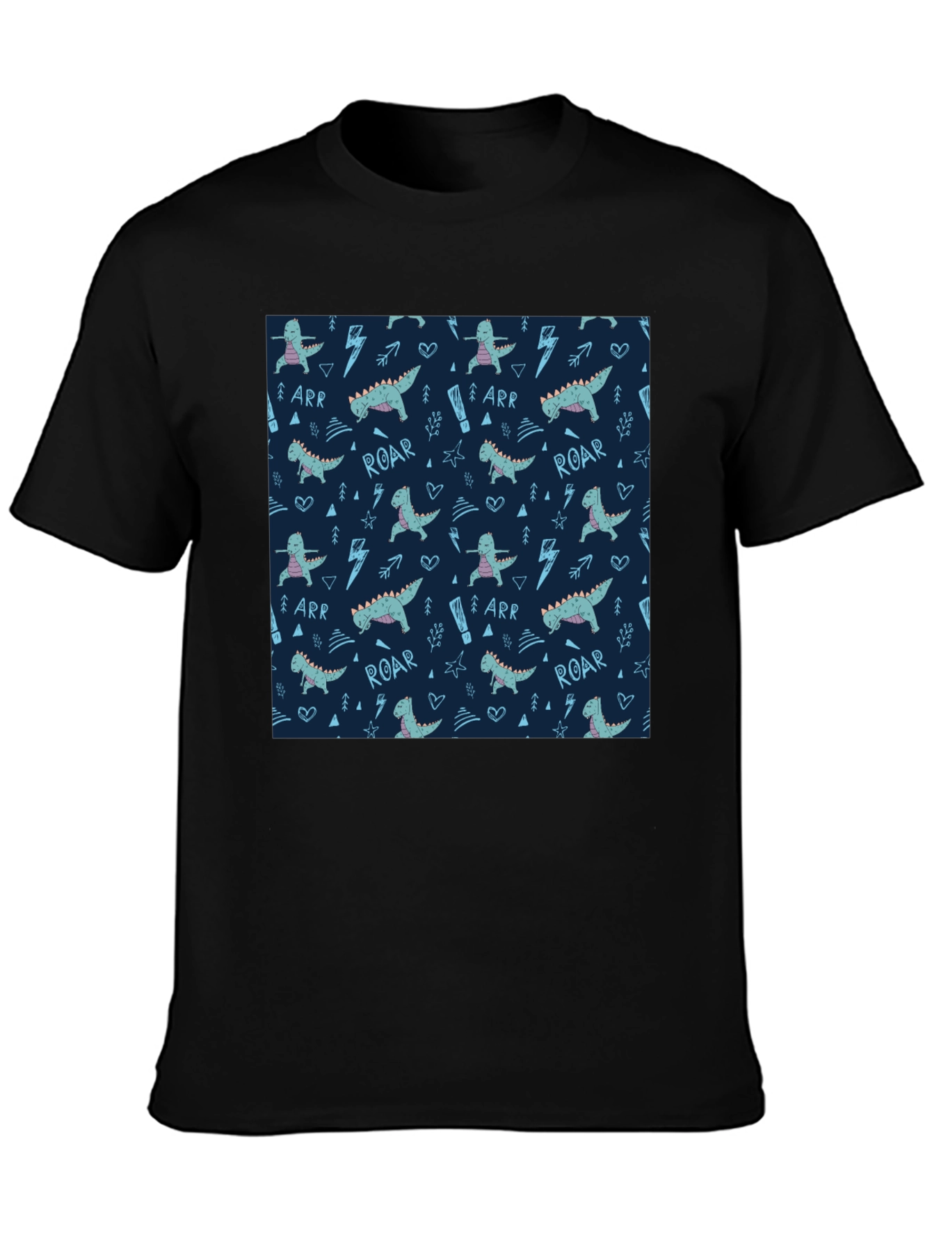 Dinosaur Pattern T-Shirt - Fun & Unique Design