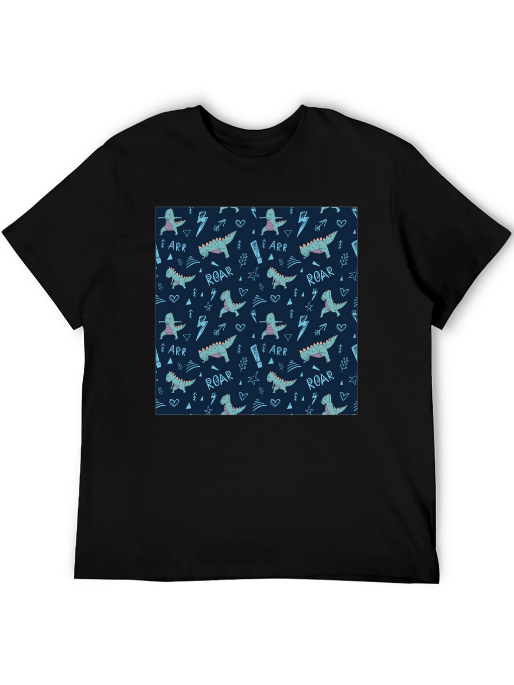 Dinosaur Pattern T-Shirt - Fun & Unique Design