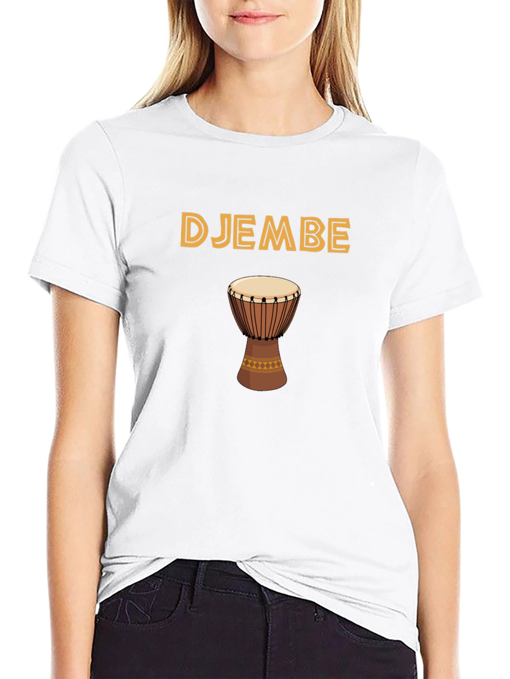 Djembe Drum Graphic Tee - Music Lover T-Shirt