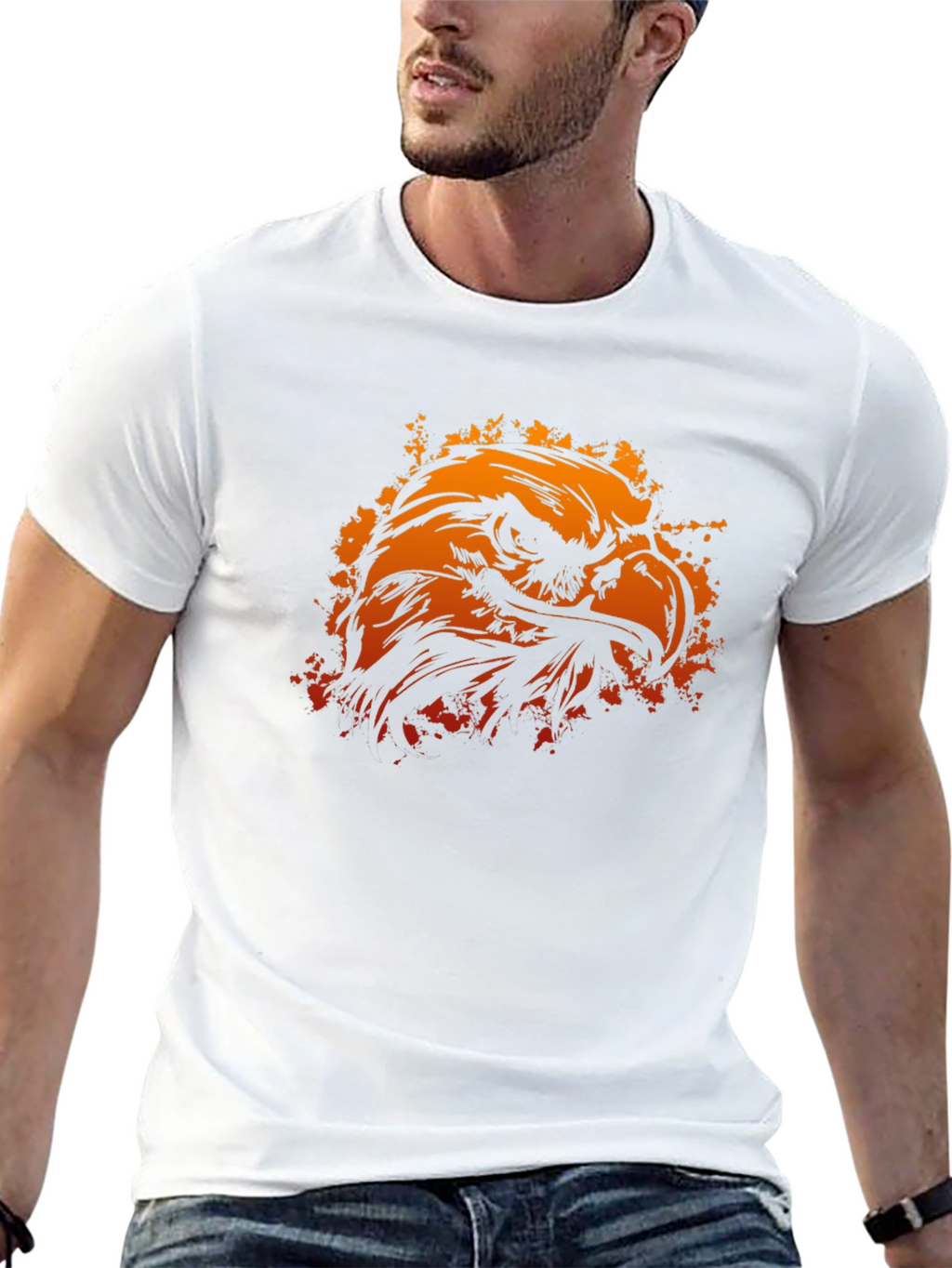 Eagle Graphic Black T-Shirt