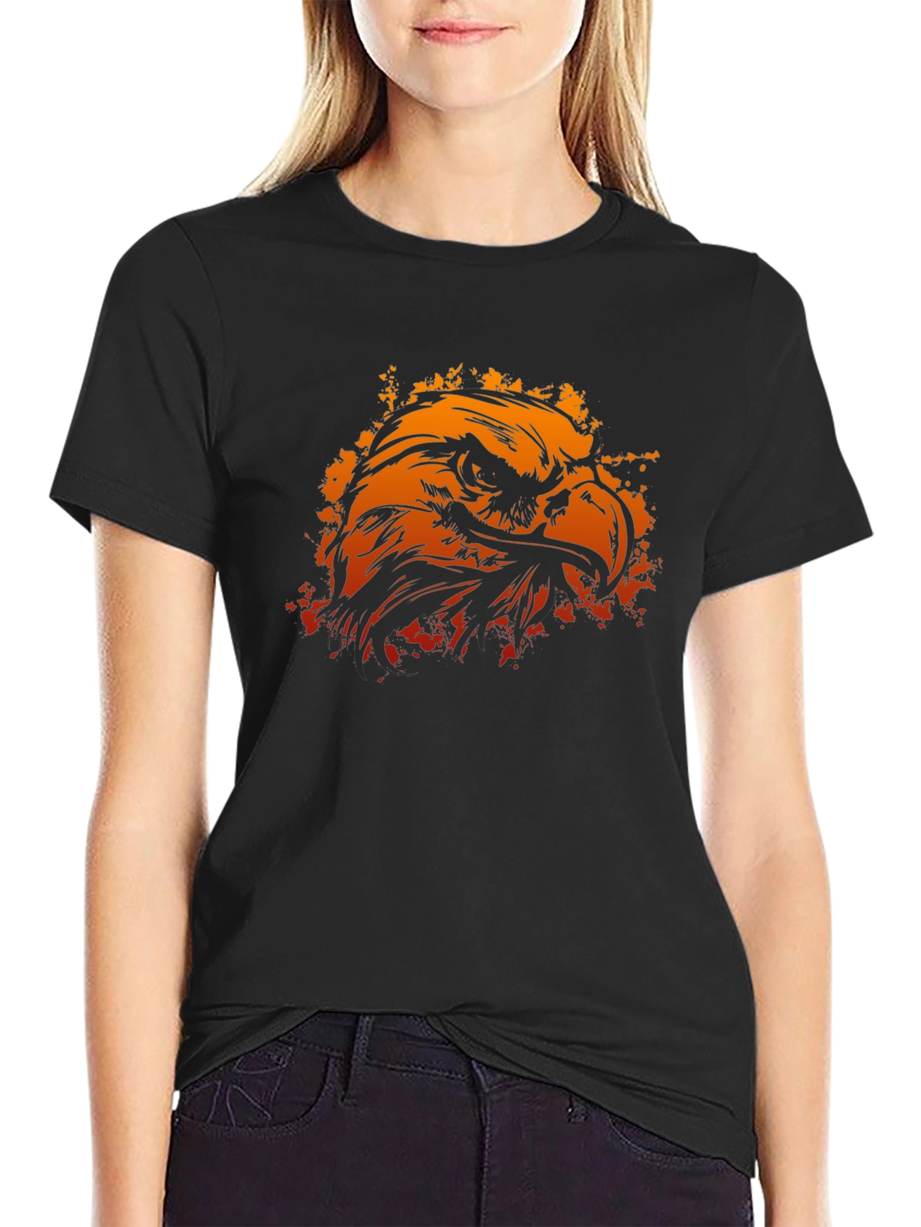 Eagle Graphic Black T-Shirt