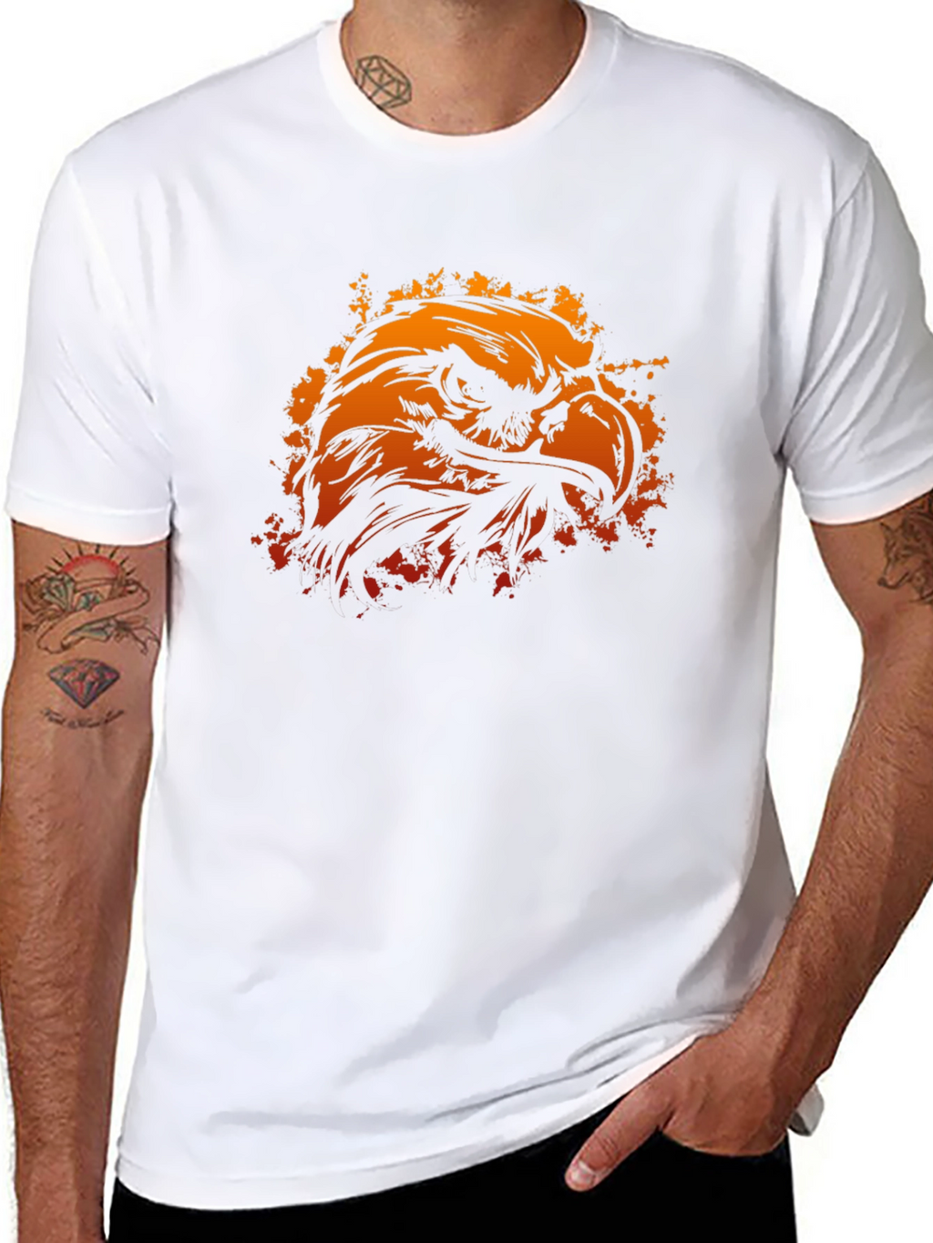 Eagle Graphic Black T-Shirt