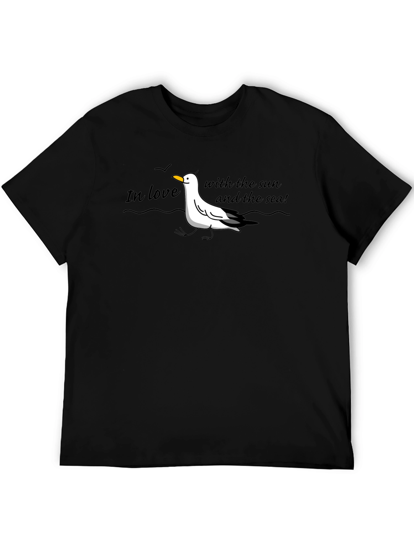 Seagull T-Shirt - In Love With the Sun and the Sea!