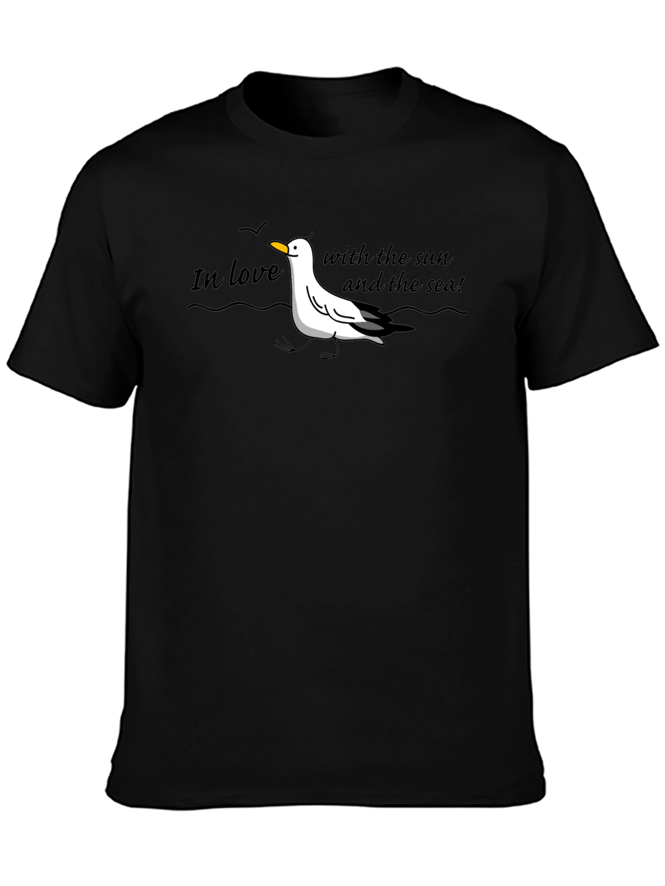Seagull T-Shirt - In Love With the Sun and the Sea!