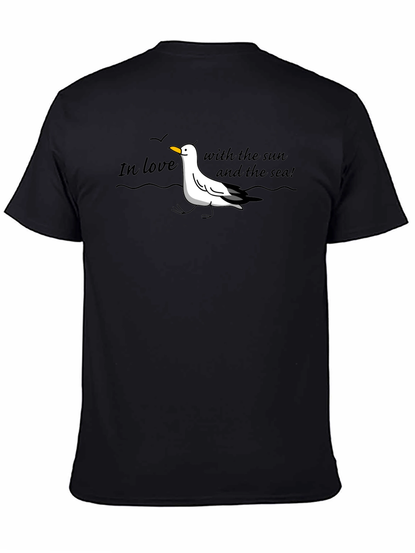 Seagull T-Shirt - In Love With the Sun and the Sea!