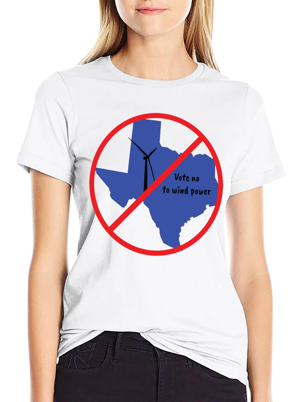 Vote No to Wind Power Texas T-Shirt
