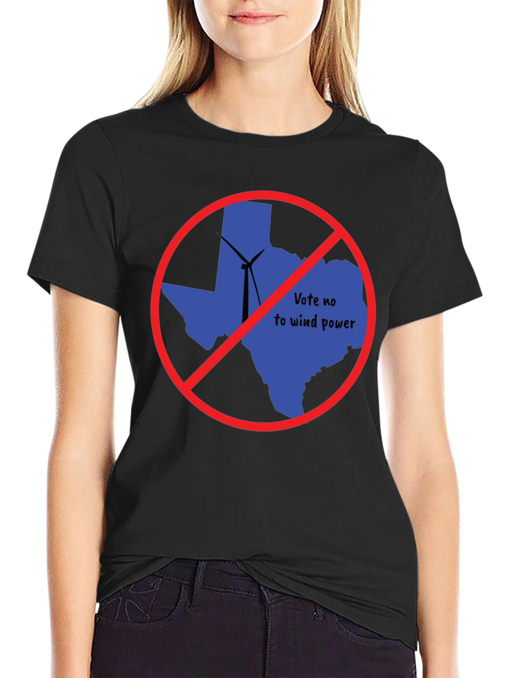 Vote No to Wind Power Texas T-Shirt