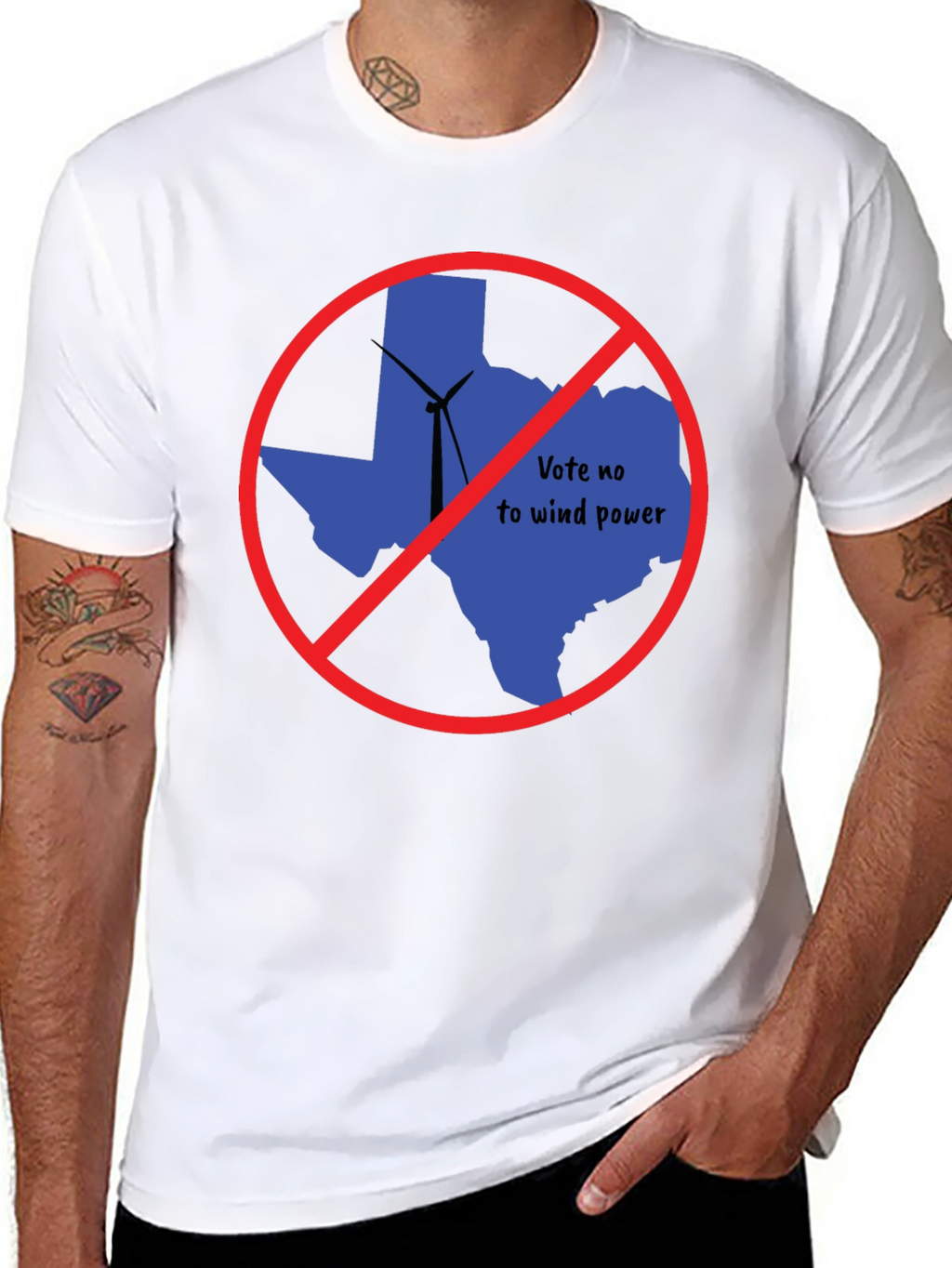Vote No to Wind Power Texas T-Shirt
