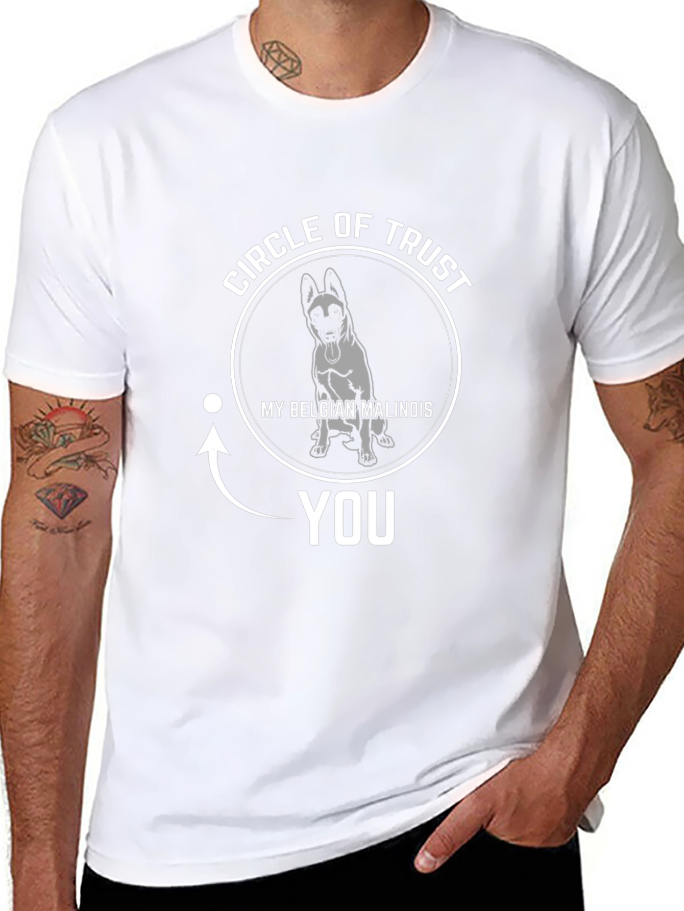 Belgian Malinois Circle of Trust Graphic Tee