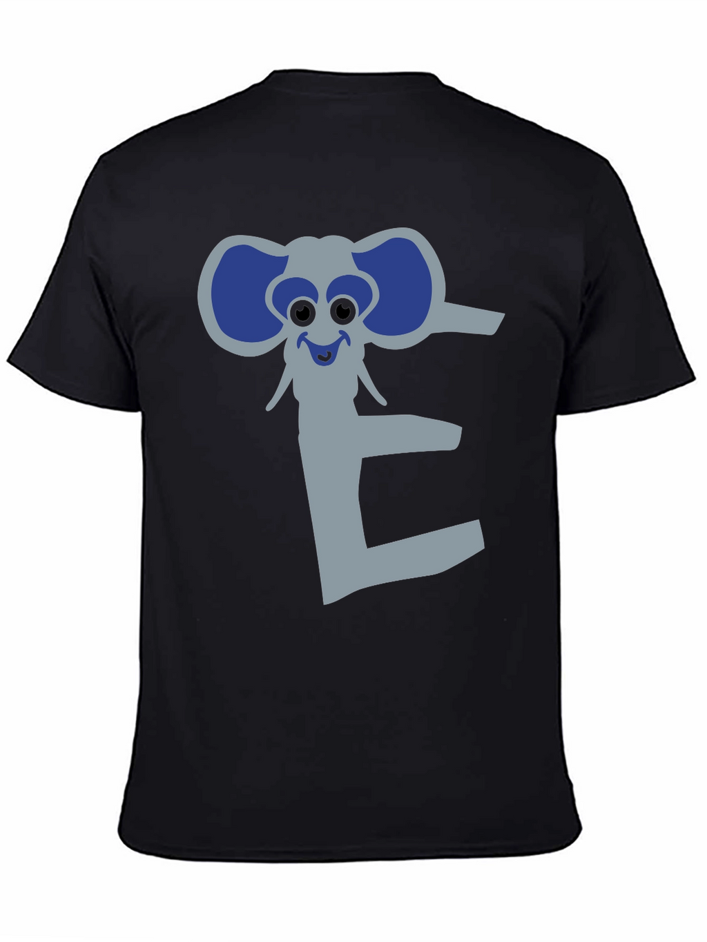 Elephant Letter E Graphic Print Tee