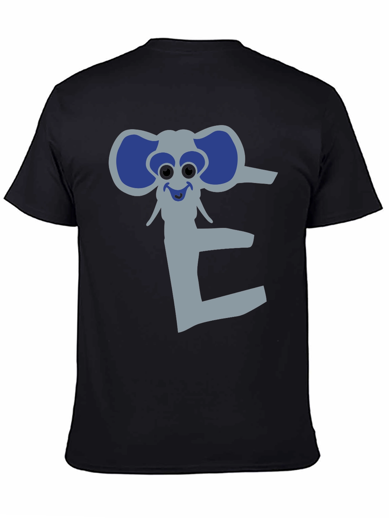 Elephant Letter E Graphic Print Tee