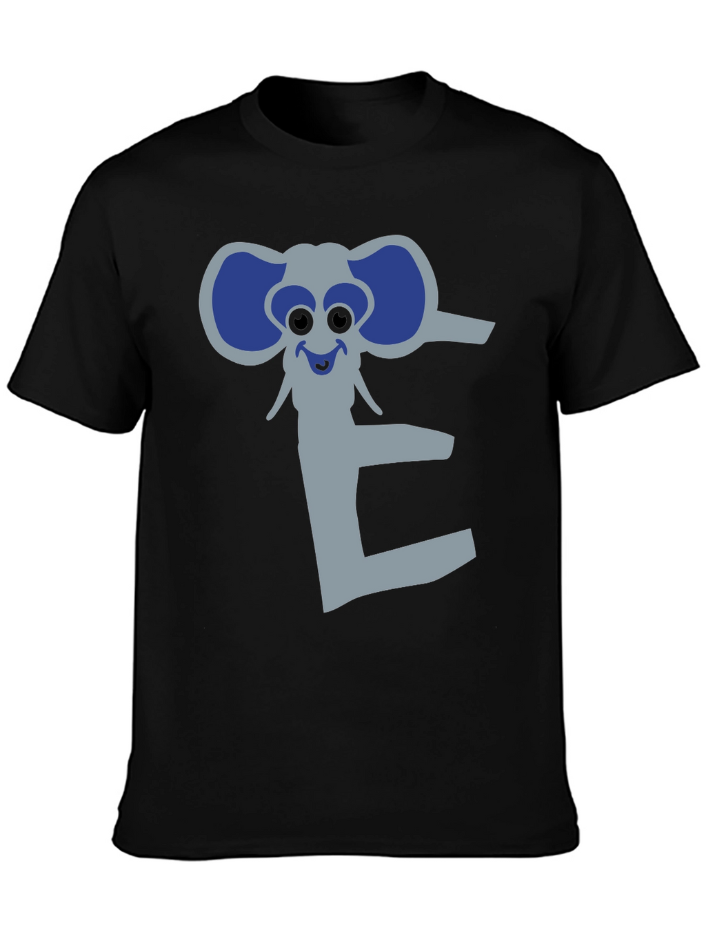 Elephant Letter E Graphic Print Tee