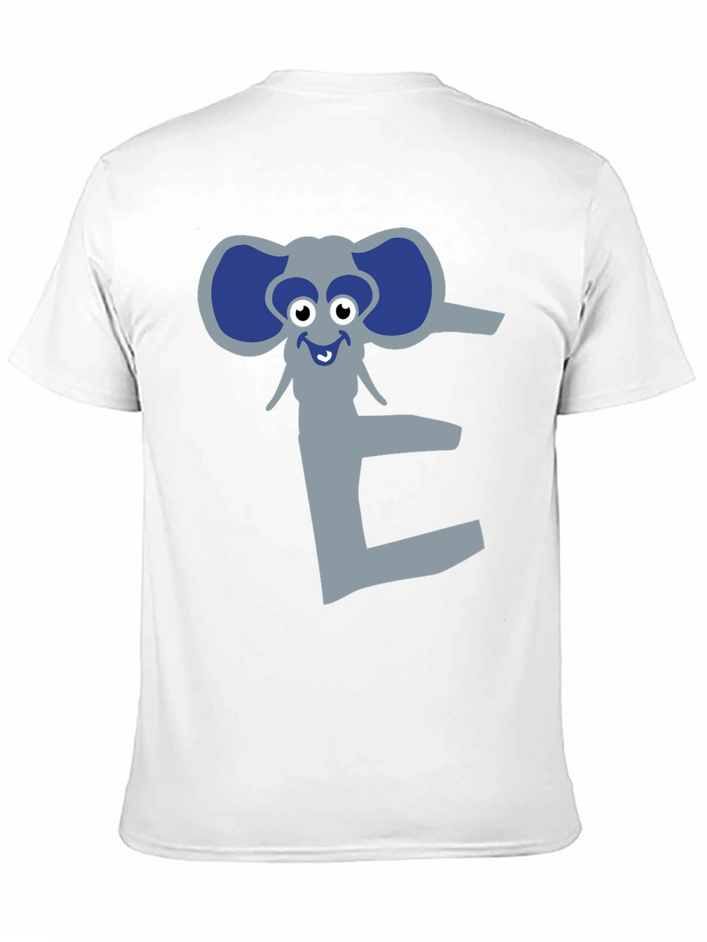 Elephant Letter E Graphic Print Tee